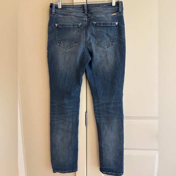 Inc Denim Straight Leg Curvy Fit Low Rise Jeans, Women's Size 4, Stretch Denim - Picture 7 of 11